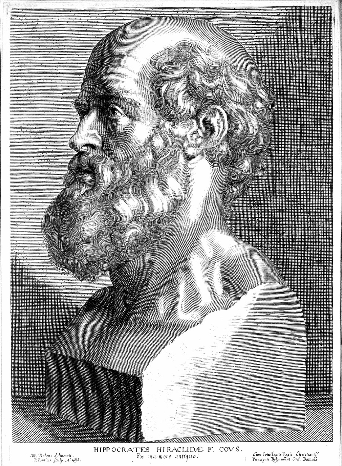 Hippocrates, whose theory of the humors gave rise to the temperaments.